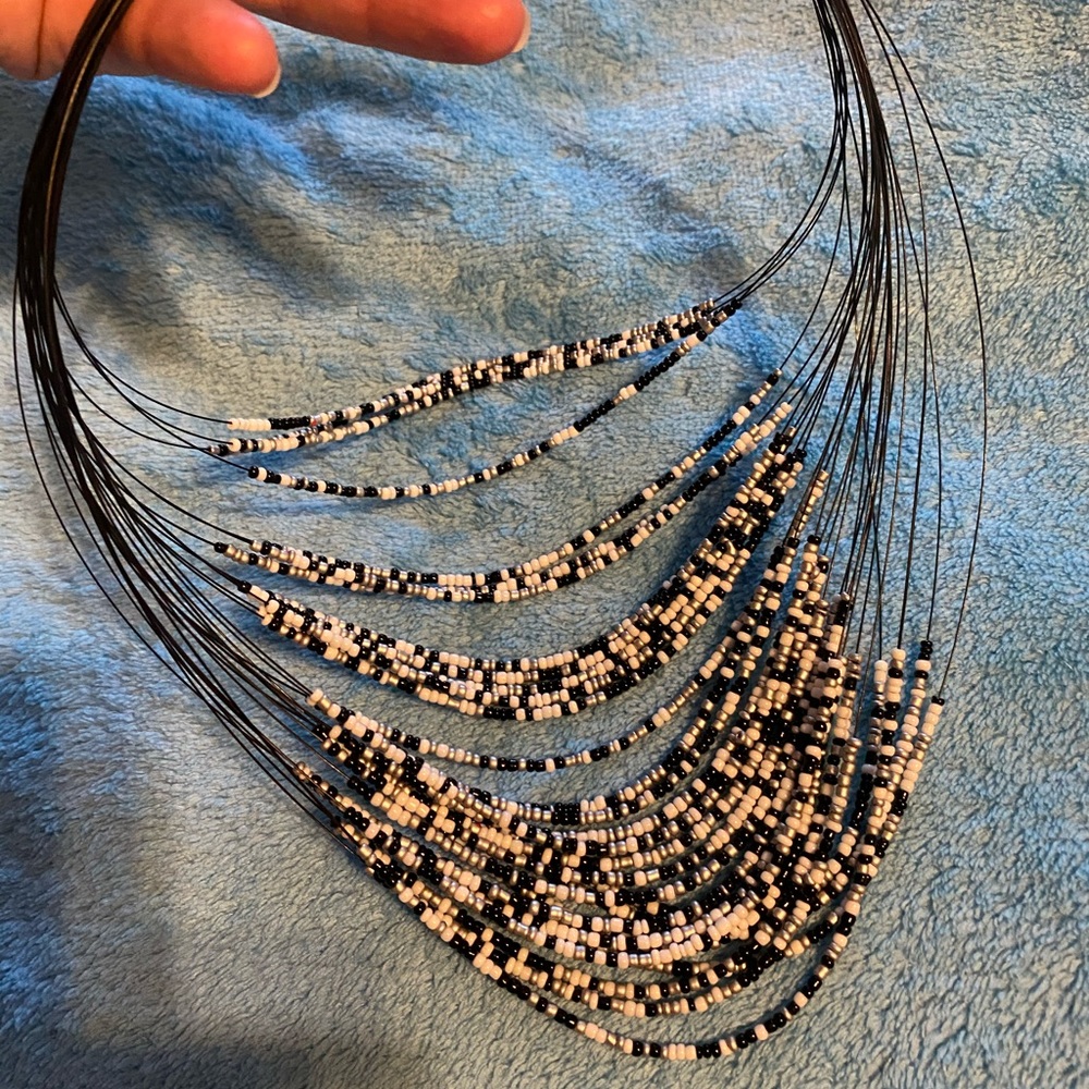 Handmade beaded necklace